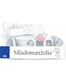 Svadobná ŠPZ 4