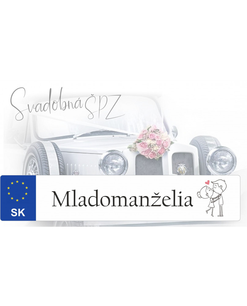 Svadobná ŠPZ 4